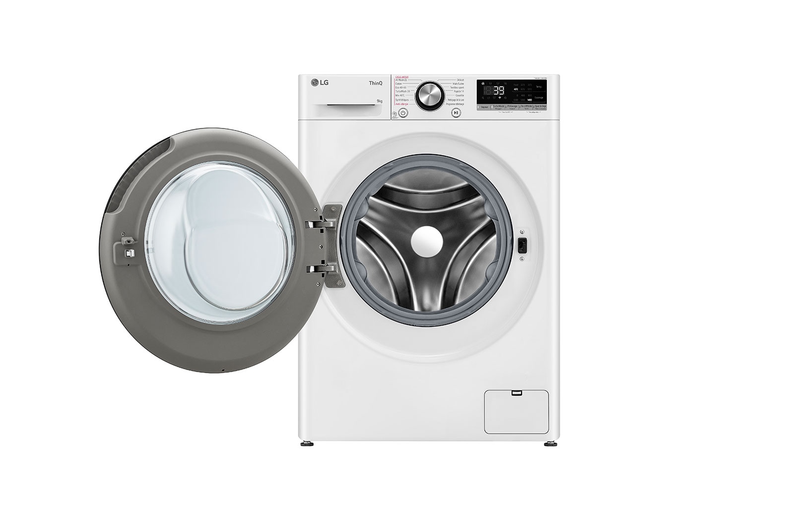 LG Lave-linge 9kg - énergie A | AI Direct Drive™ | Moteur Direct Drive 6 Motion | ThinQ, LG F94R76WHST