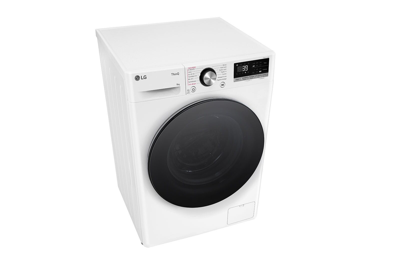 LG Lave-linge 9kg - énergie A | AI Direct Drive™ | Moteur Direct Drive 6 Motion | ThinQ, LG F94R76WHST