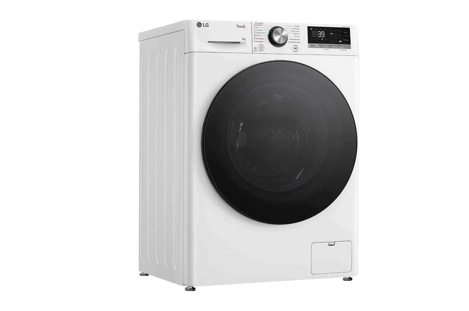 LG Lave-linge 9kg - énergie A | AI Direct Drive™ | Moteur Direct Drive 6 Motion | ThinQ, LG F94R76WHST