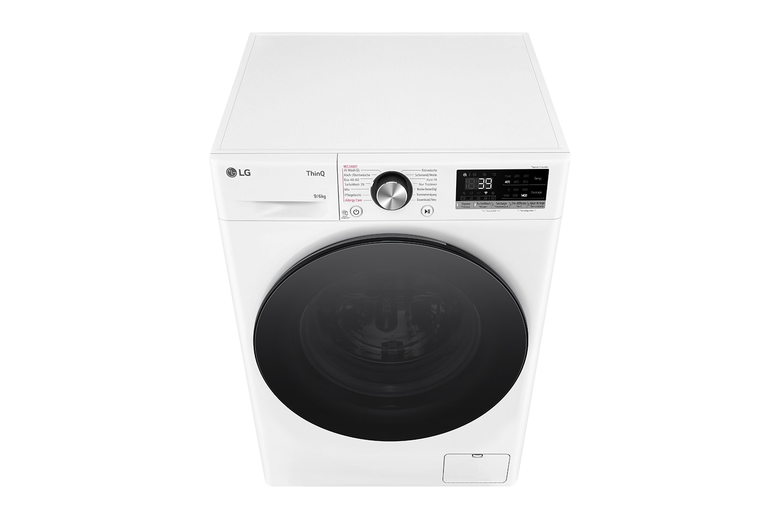 LG F964R76WRST Vue du desssus