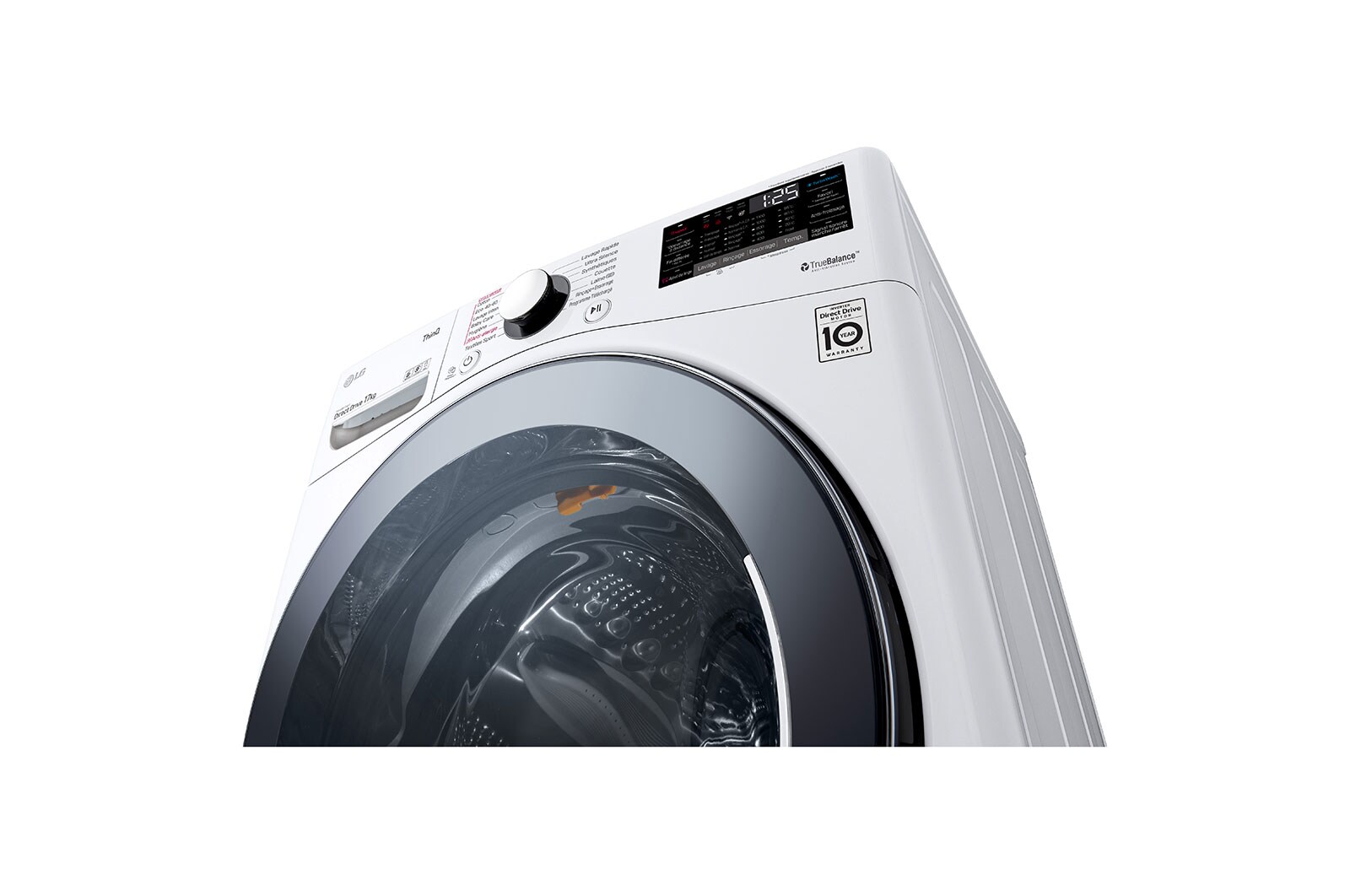 LG Lave-linge 17 kg | Steam™ | TurboWash™ | Wi-Fi | 6 Motion Direct Drive™ | E | Smart Diagnosis™ | Moteur Direct Drive™ garanti 10 ans, LG F71P12WHS