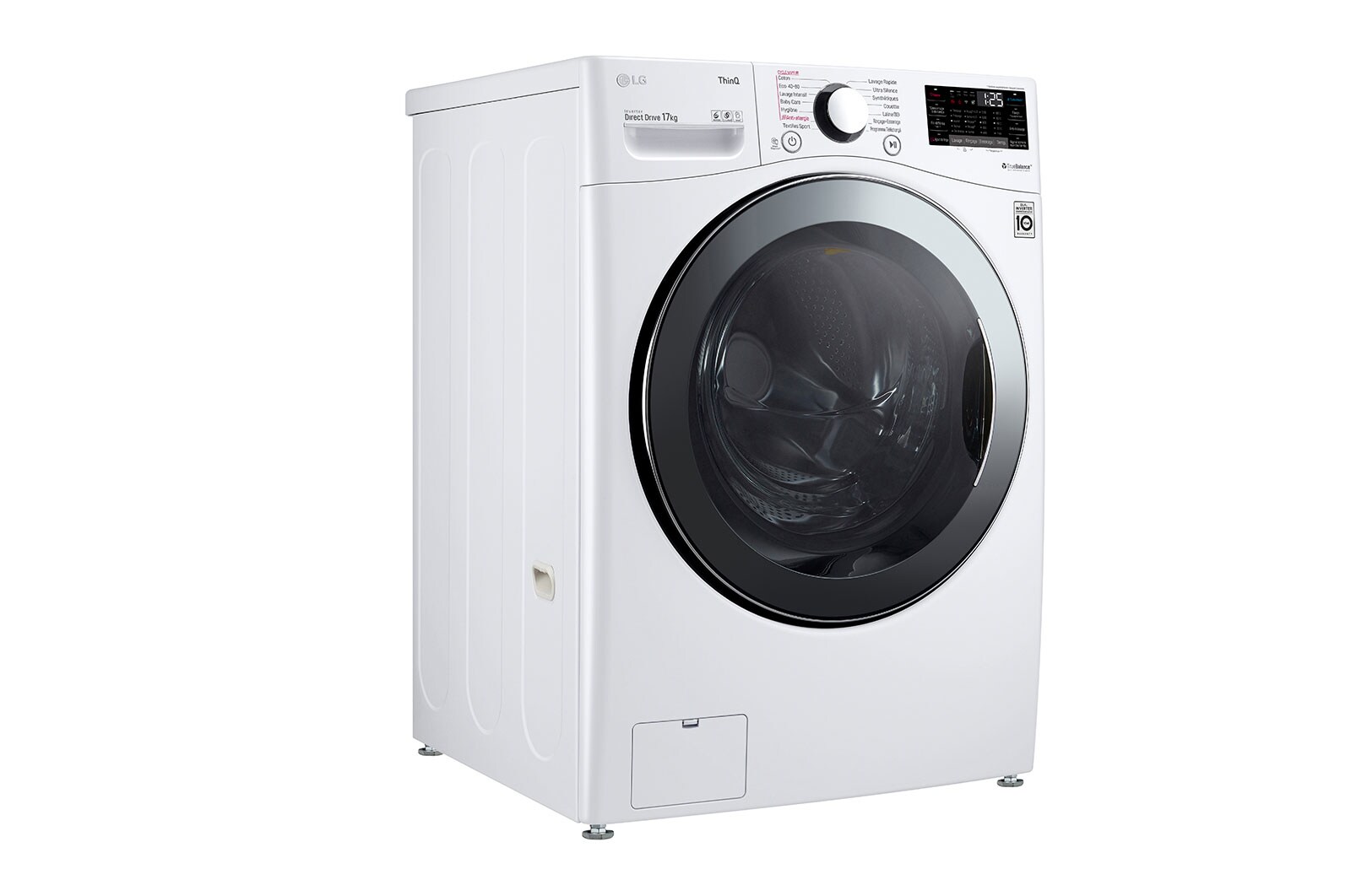 LG Lave-linge 17 kg | Steam™ | TurboWash™ | Wi-Fi | 6 Motion Direct Drive™ | E | Smart Diagnosis™ | Moteur Direct Drive™ garanti 10 ans, LG F71P12WHS