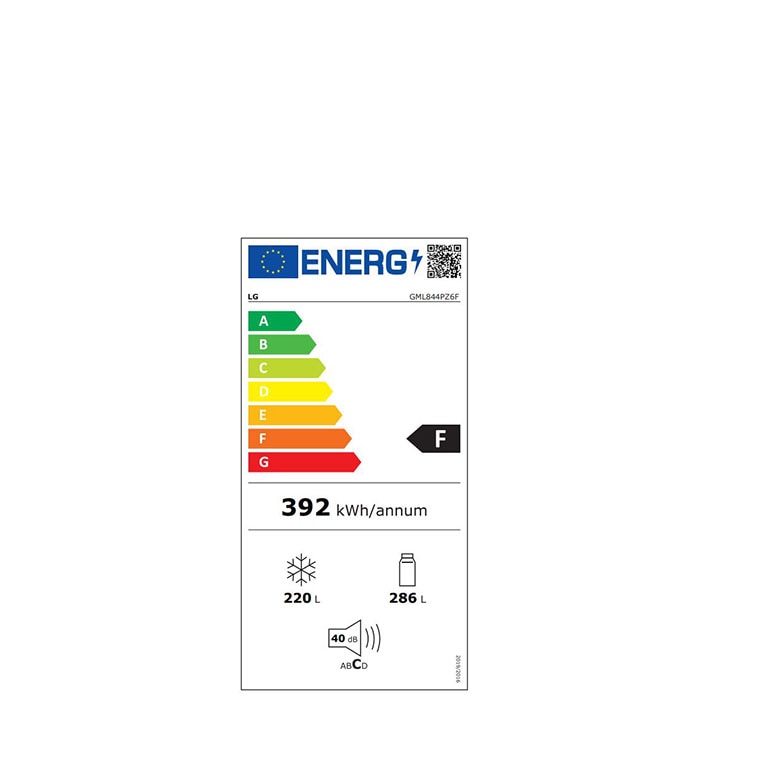 Etiquette Energie<br>GML844PZ6F1