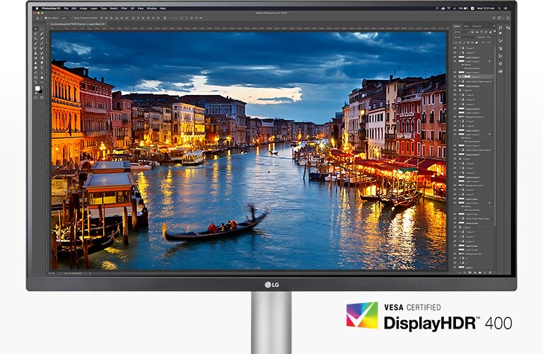 Moniteur avec VESA DisplayHDR ™ 400 offrant une immersion visuelle spectaculaire