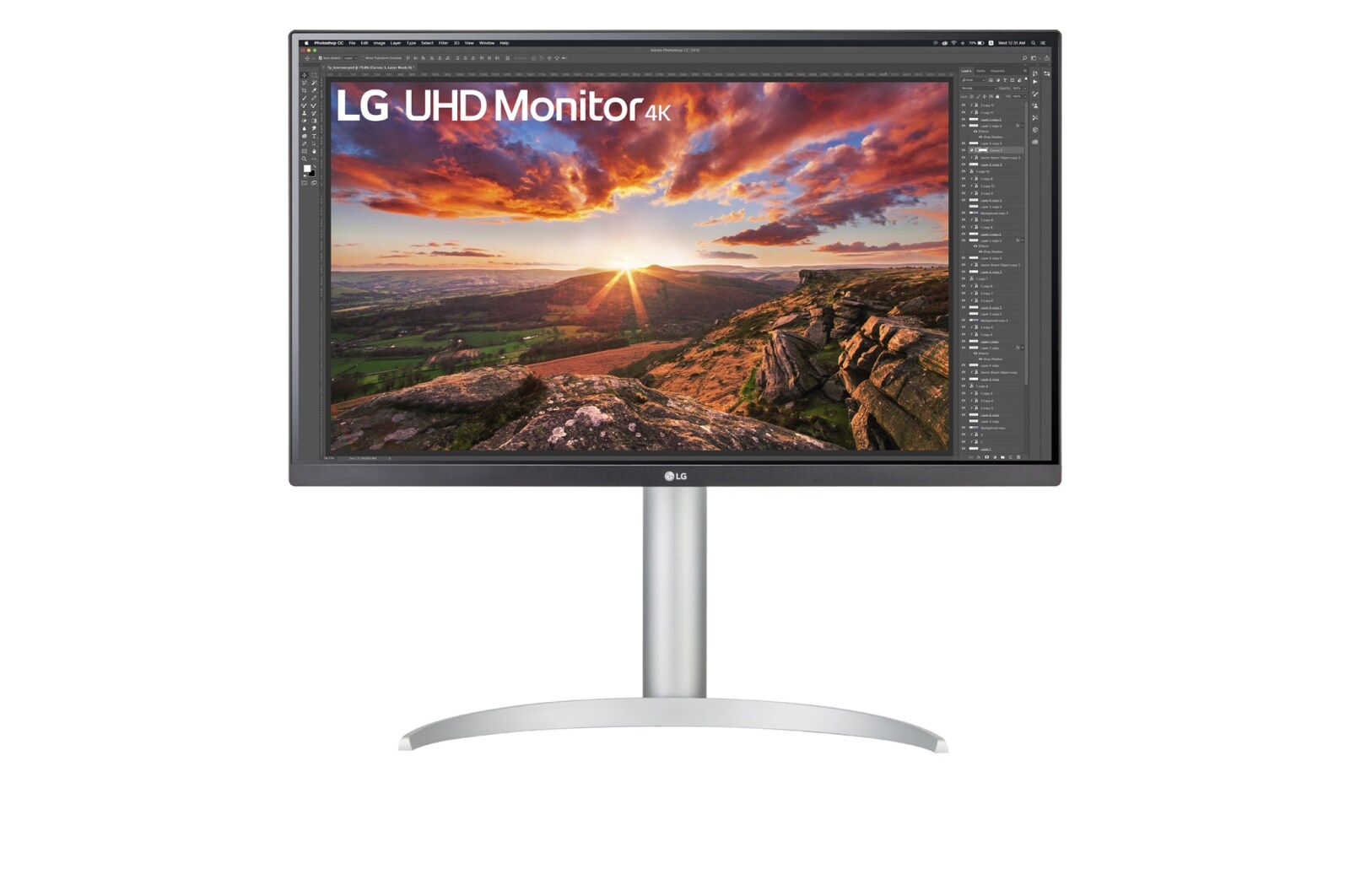 LG 27'' (68 cm) | Moniteur LED IPS | Résolution UHD 4K 3840x2160, LG 27UP85NP-W