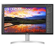 LG 31.5'' (80 cm) | Moniteur LED IPS | Résolution 4K 3840x2160, LG 32UN650P-W