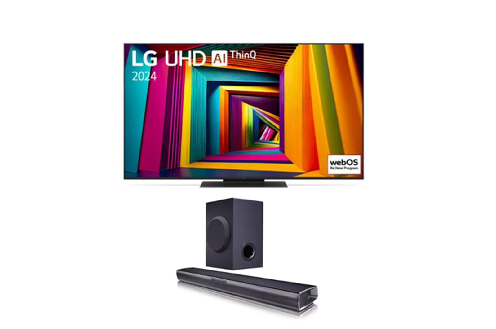 LG Pack | TV 55UT91006LA + Barre de son SQC1, LG 55UT91006LA.SQC1