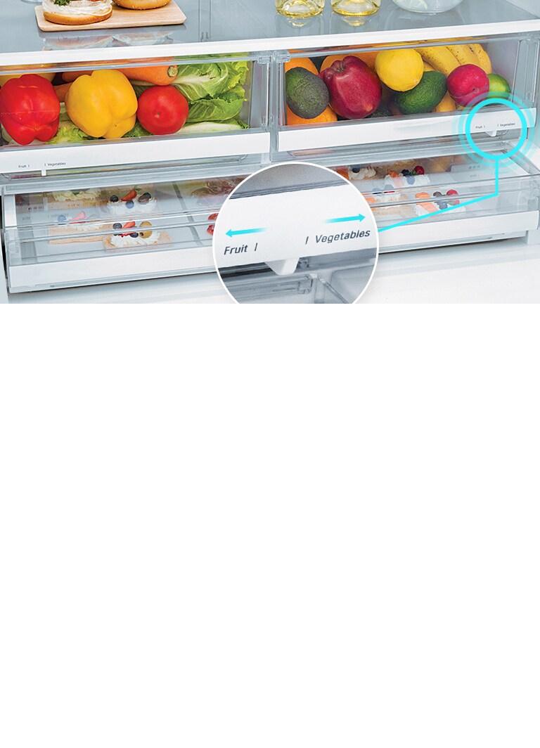Système de gestion de l’humidité pour les fruits et les légumes