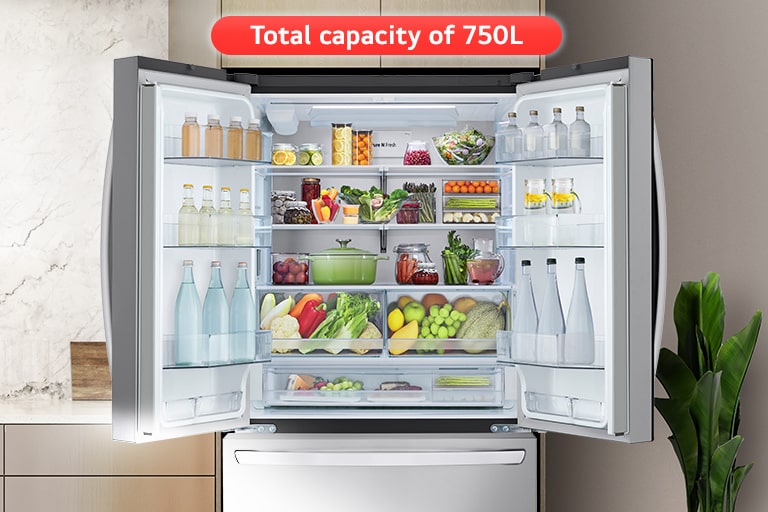 Un design de cadre fin et bien isolé qui convient même aux espaces réduits, vous offrant un rangement important pour tous les repas favoris de la famille.