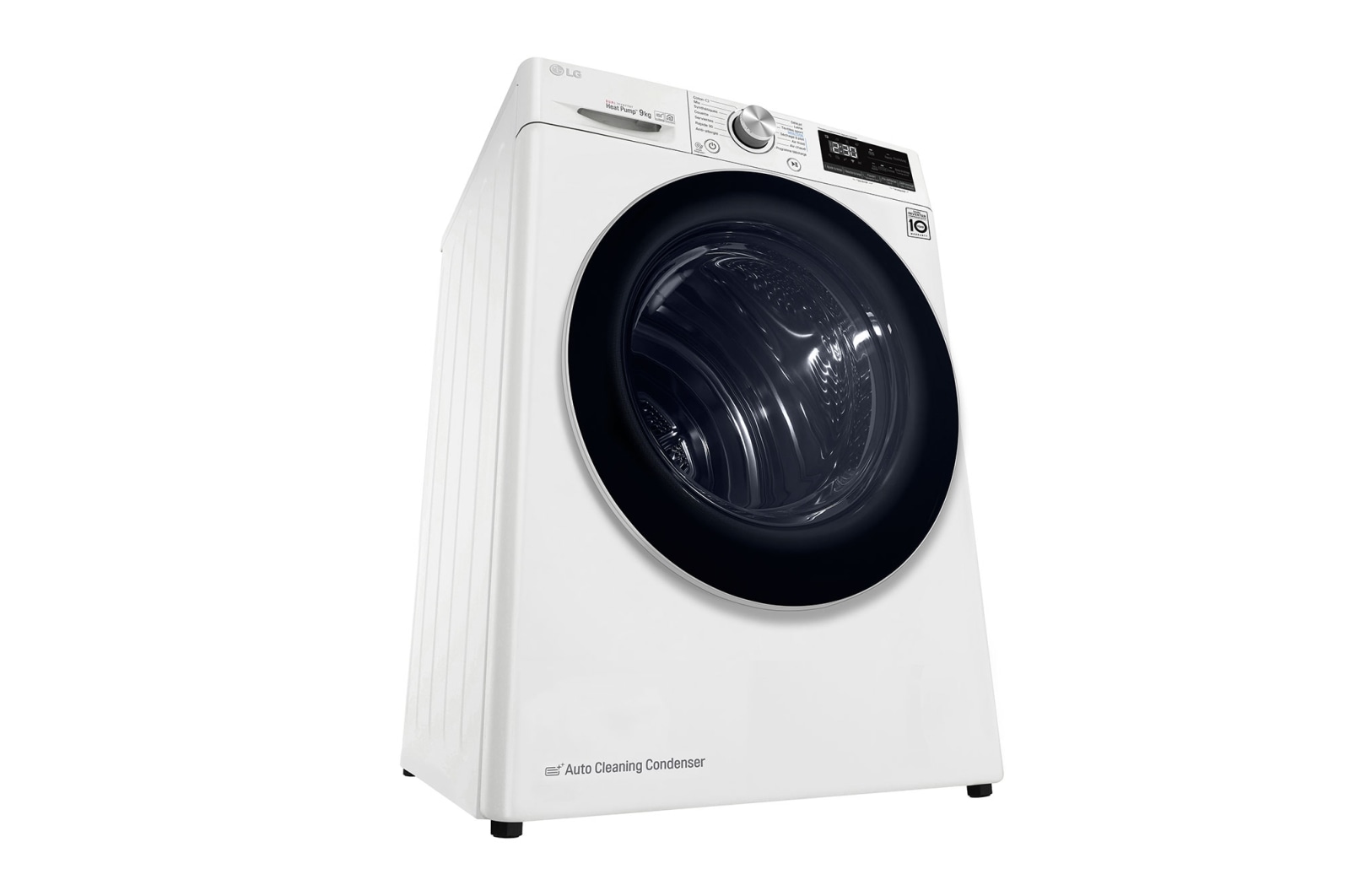 LG Sèche-linge 9kg | A+++ | Condenseur Autonettoyant | Compresseur DUAL Inverter et moteur Inverter garanti 10 ans, LG RH9V71WH