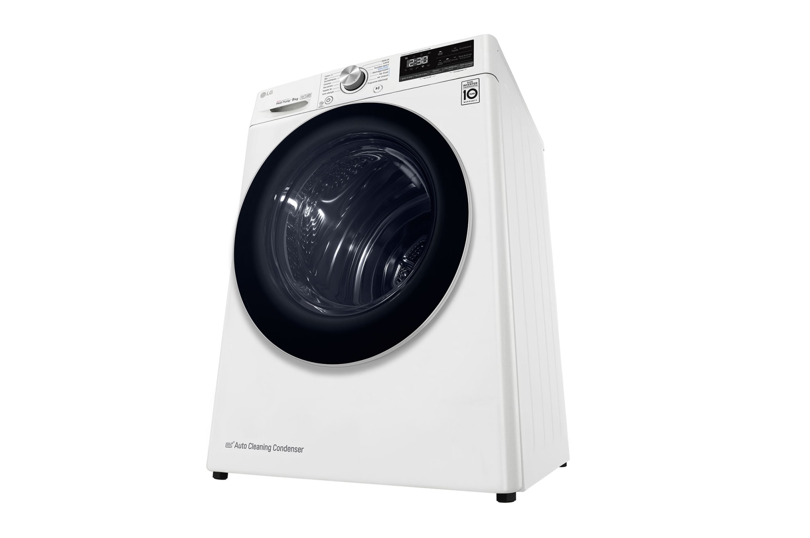 LG Sèche-linge 9kg | A+++ | Condenseur Autonettoyant | Compresseur DUAL Inverter et moteur Inverter garanti 10 ans, LG RH9V71WH