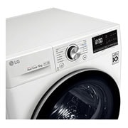 LG Sèche-linge 9kg | A+++ | Condenseur Autonettoyant | Compresseur DUAL Inverter et moteur Inverter garanti 10 ans, LG RH9V71WHN