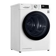 LG Sèche-linge 9kg | A+++ | Condenseur Autonettoyant | Compresseur DUAL Inverter et moteur Inverter garanti 10 ans, LG RH9V71WHN