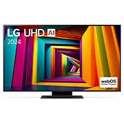 LG TV LG LED | 2024 | 55" (139 cm) | 4K UHD AI | Processeur α5 AI 4K Gen7, LG 55UT91006LA