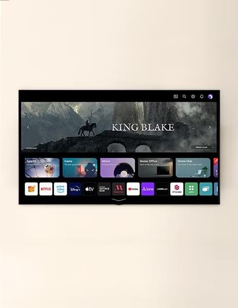 C’est une image du téléviseur LG WebOS