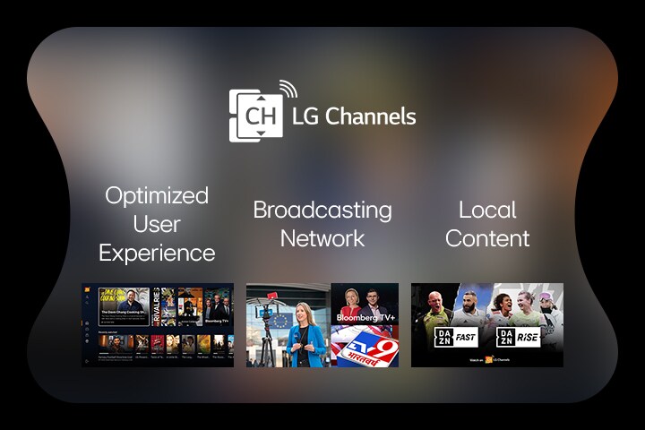 Description of LG Channel- optimized user experience, broadcasting network, local contetnt	