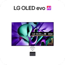 LG OLED evo AI product front view