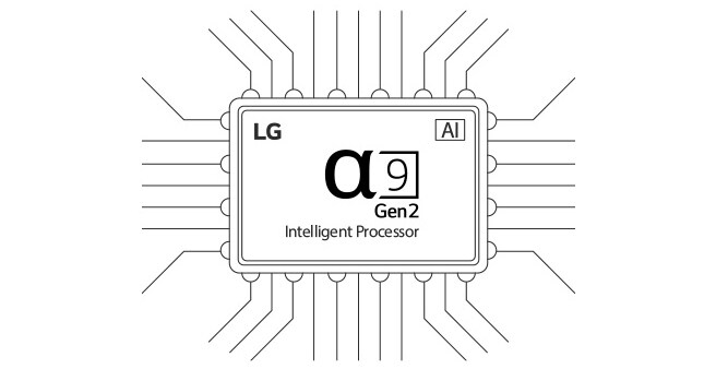 Image of alpha 9 processor chip