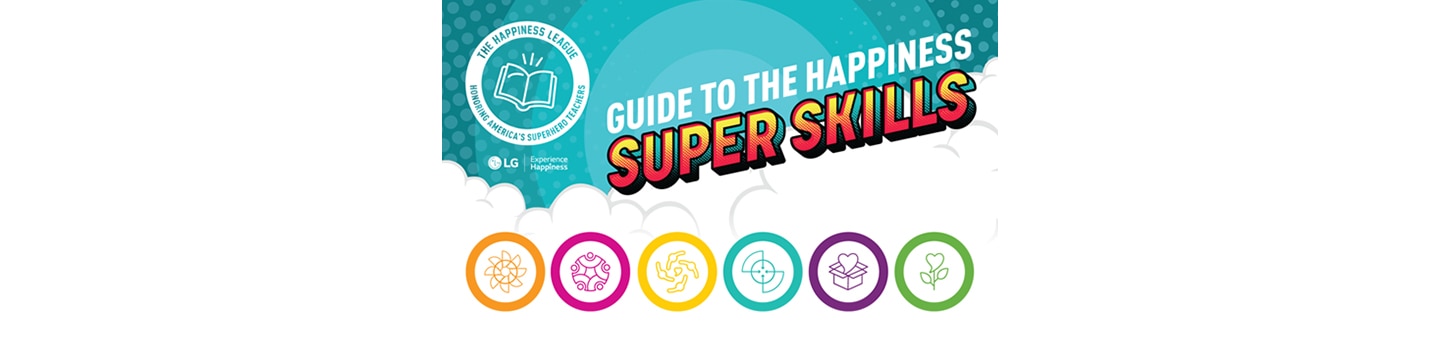 An image listing six capabilities of superhero teachers who deserve to be awarded by The Happiness League.