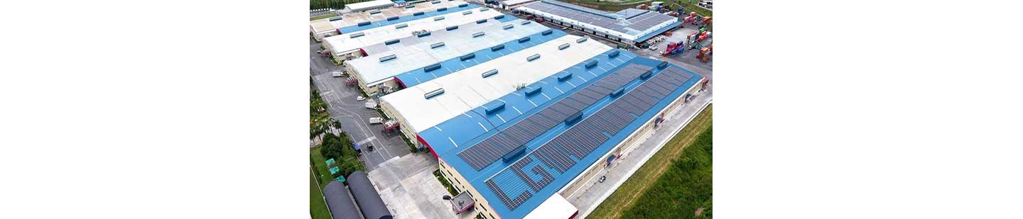 A photo overlooking LG’s Rayong plant in Thailand.