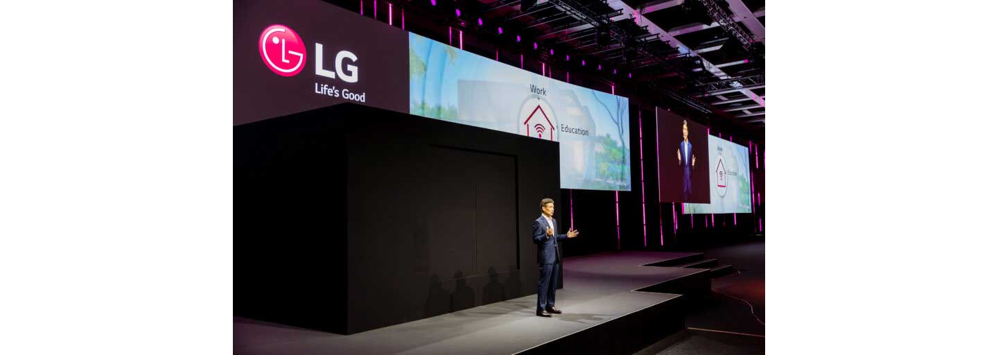 Introduction of LG Electronics’ Life’s Good from Home vision for the future during IFA 2020
