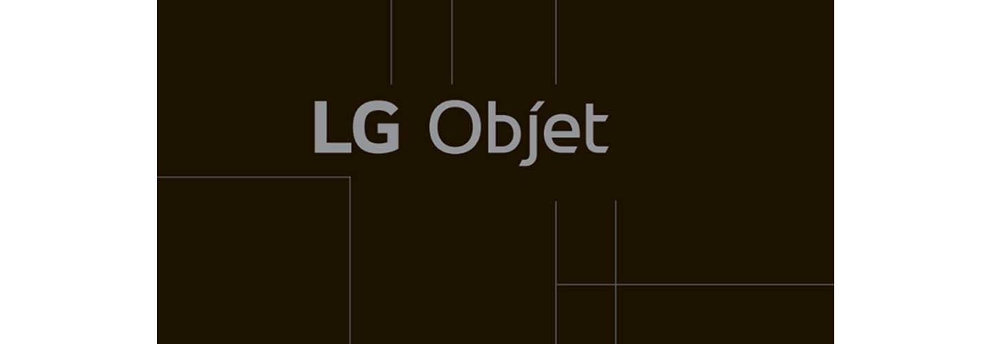 The brand logo of LG Objet