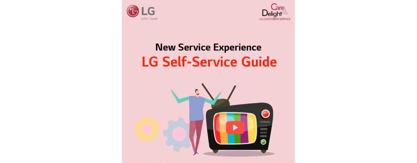 Poster for the LG Self-Service Guide