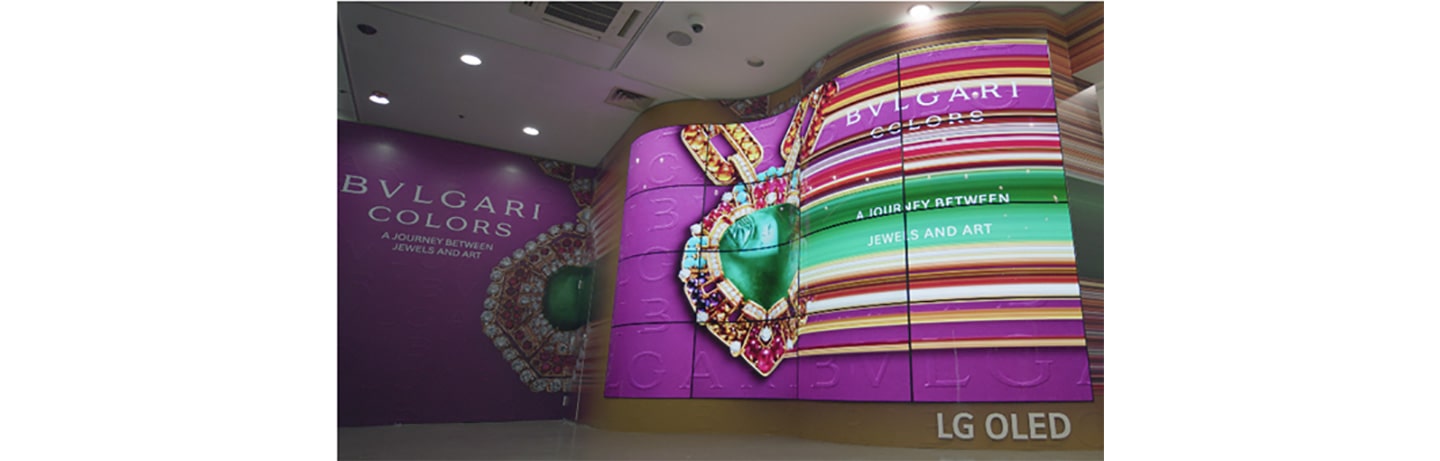 Masters of Colors: BVLGARI’s Exquisite Jewelry and Self-Lit OLED