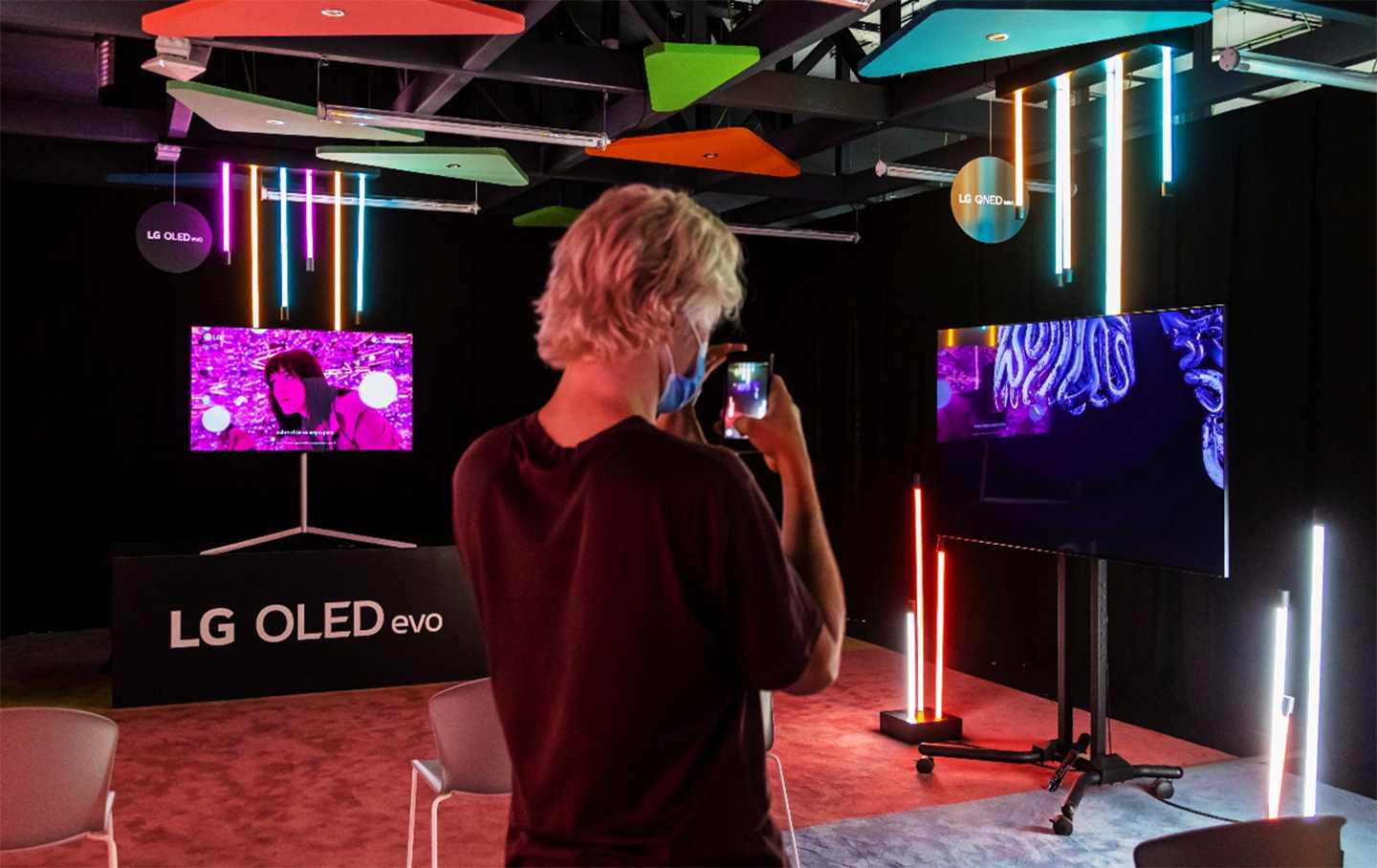 Someone taking a picture of