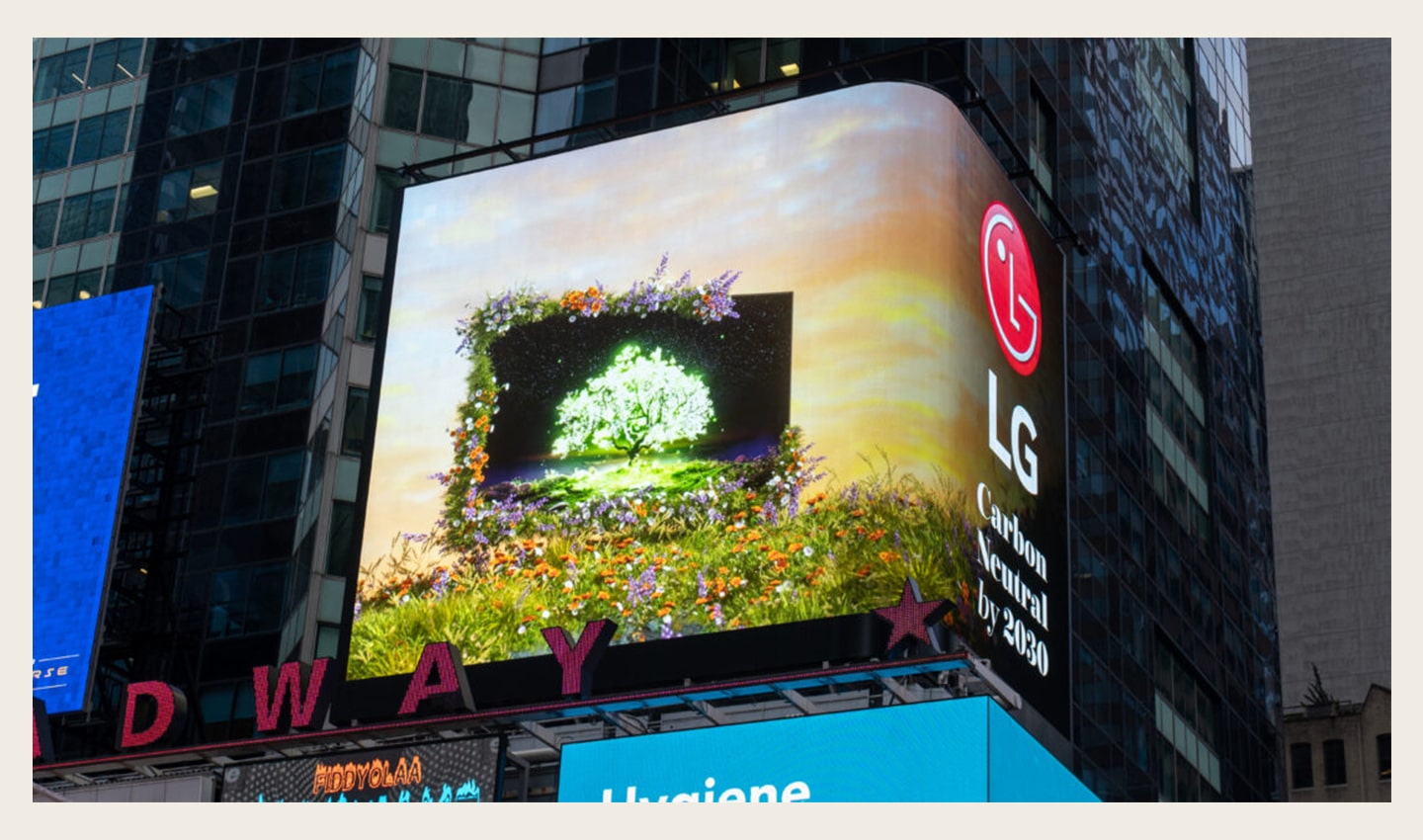 A special video capturing LG's green initiatives will debut on the Times Square billboard in New York City on Earth Day, April 22. To learn more about LG Electronics' ENERGY STAR-certified products and green initiatives, please visit www.LG.com.