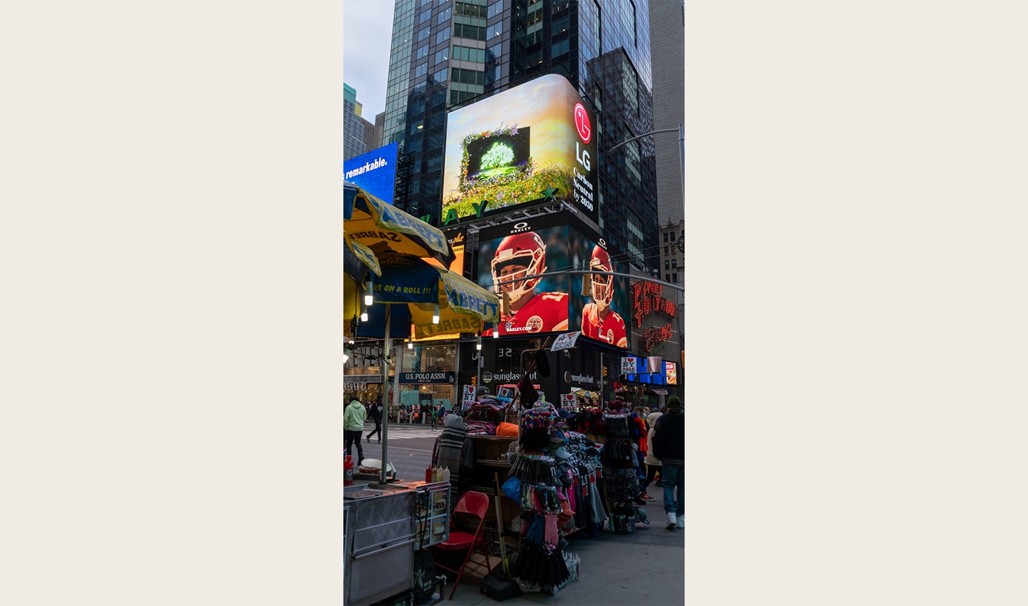 A special video capturing LG's green initiatives will debut on the Times Square billboard in New York City on Earth Day, April 22. To learn more about LG Electronics' ENERGY STAR-certified products and green initiatives, please visit www.LG.com.