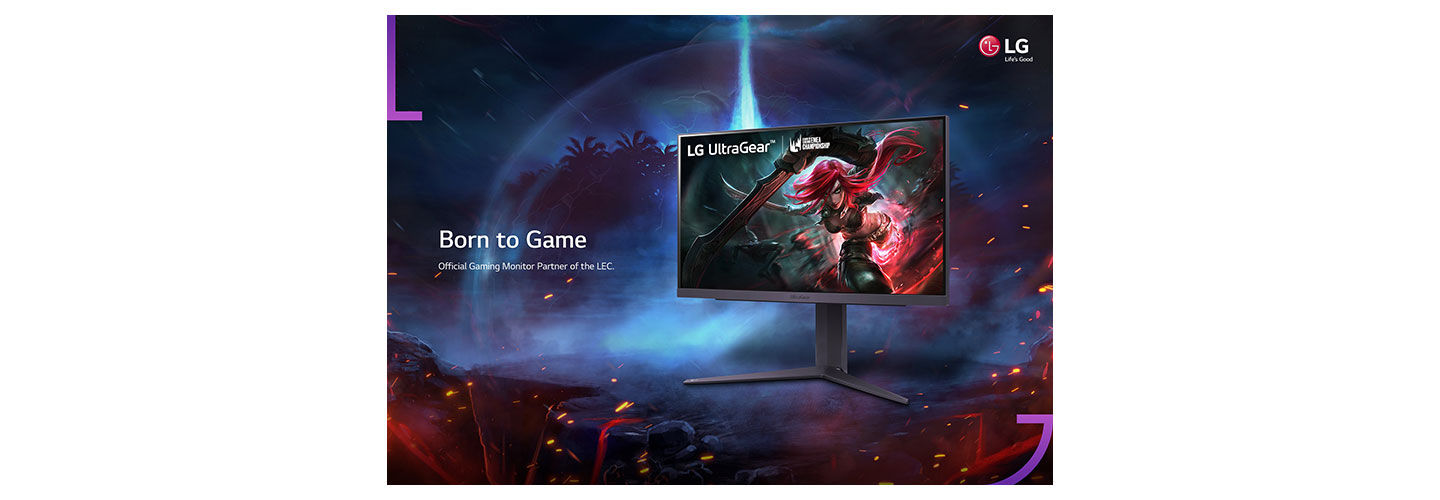 LG’s Newest UltraGear Gaming Monitor Named Official Display of LEC 2023