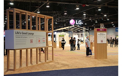 LG Onsite Presence at CES 2022 Spotlights Sustainability Leadership