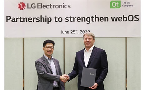 LG TO EXPAND PARTNERSHIP WITH QT ON NEXT GENERATION EMBEDDED DEVICES RUNNING WEBOS