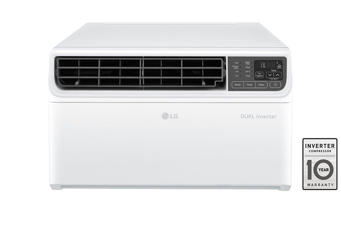 LG R32雪種 雙迴轉變頻窗口式冷氣機 (3/4 匹 附無線遙控器), W3NQ08UNNP2