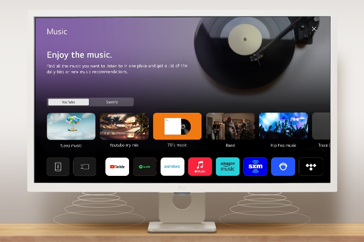 webOS 23 - 音樂。