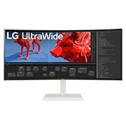 38WR85QC UltraWide™ 弧形顯示器正視圖