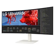 38WR85QC UltraWide™ 弧形顯示器 -15 度側視圖