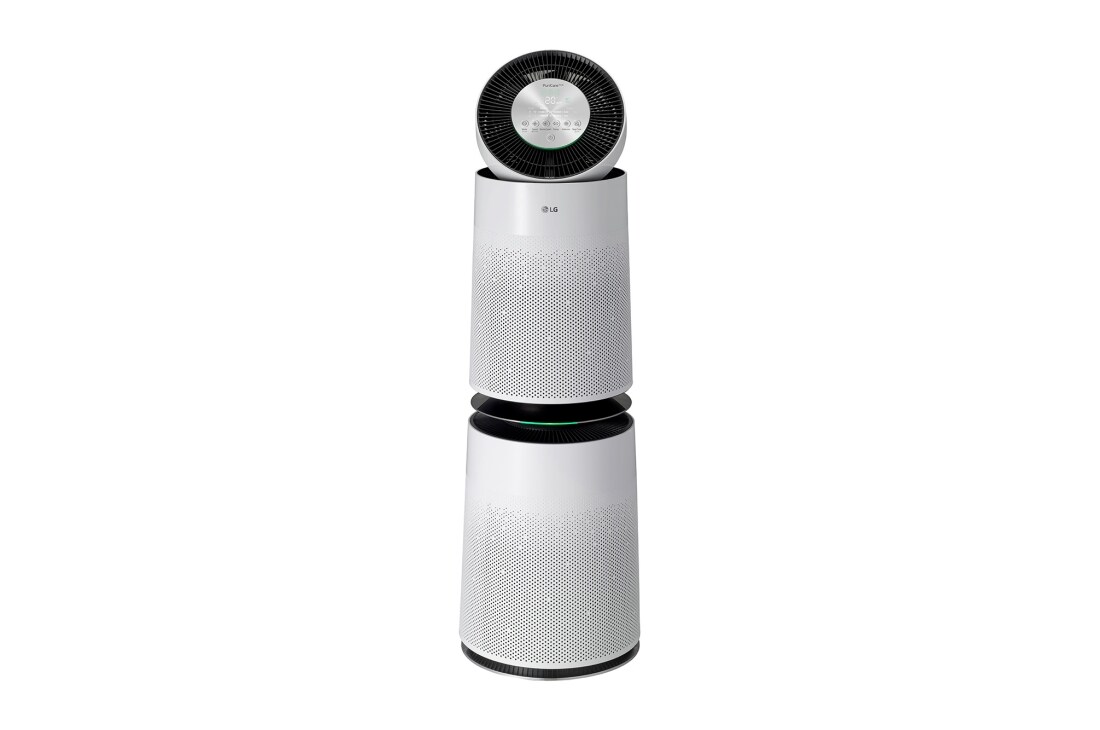 LG PuriCare™ 360° 空氣清新機 雙層版(H13級HEPA濾網, 內置清淨循環扇), AS10GDWH0