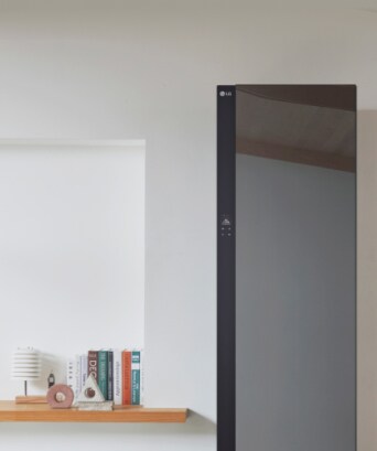 客廳裡的 LG Styler