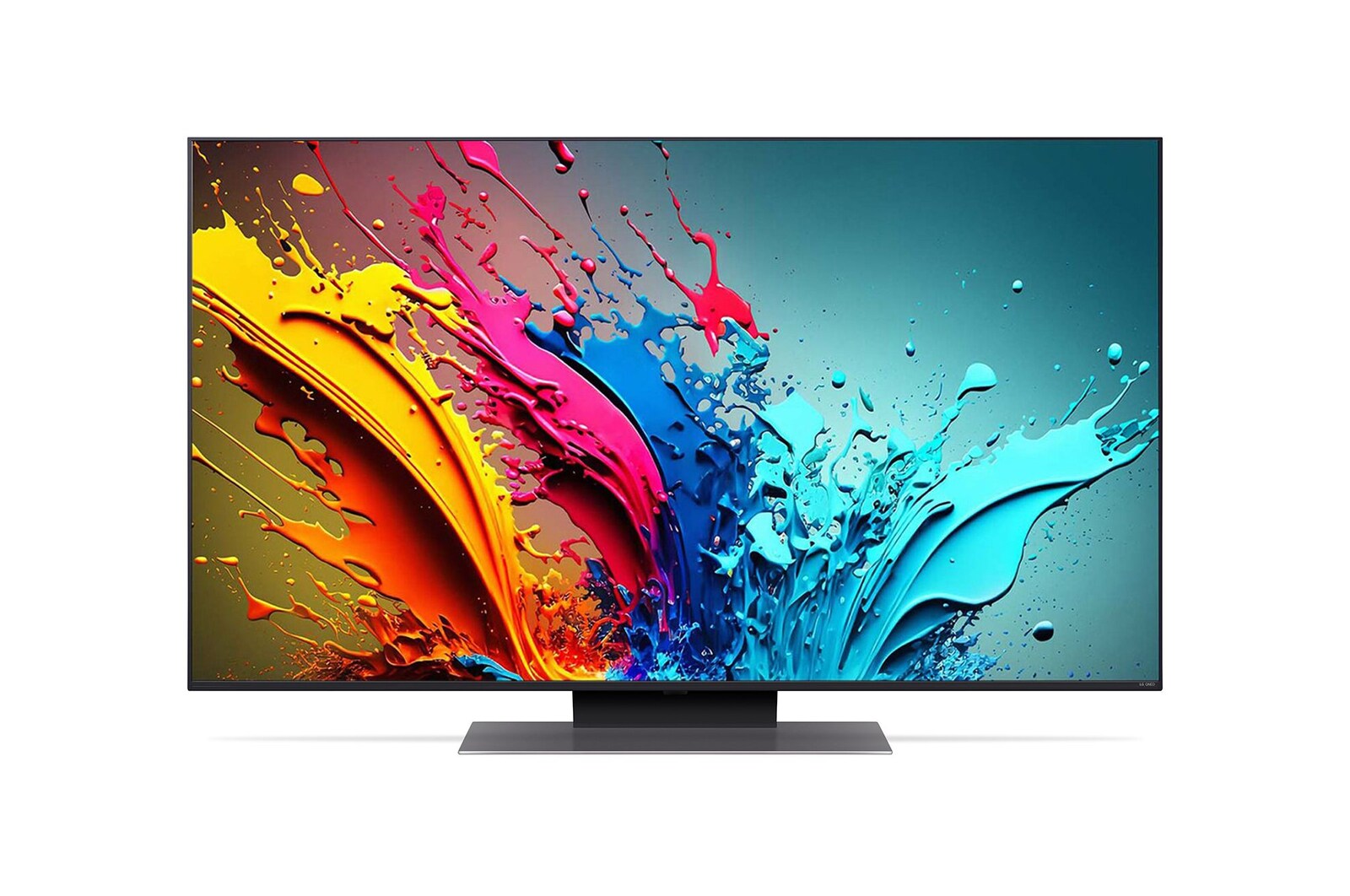 LG QNED86 4K 智能電視的正面圖