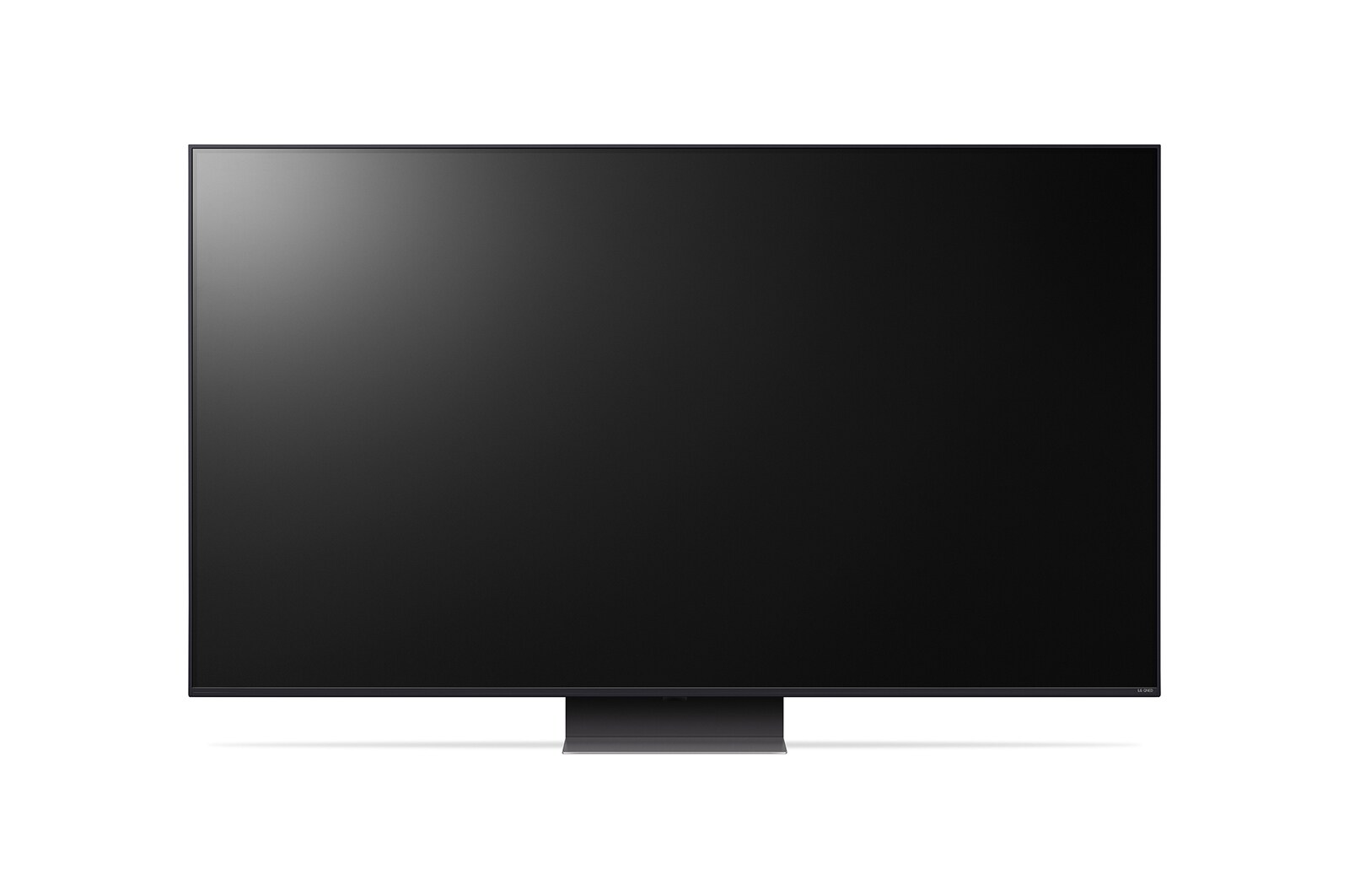 LG QNED86 4K 智能電視的側面圖