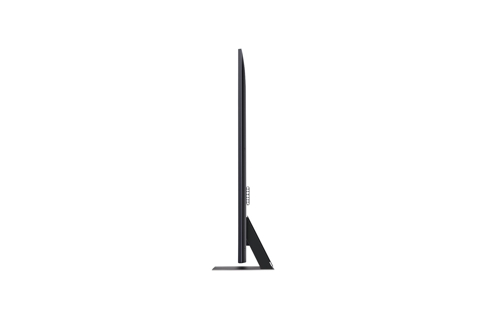 LG QNED86 4K 智能電視的背面圖
