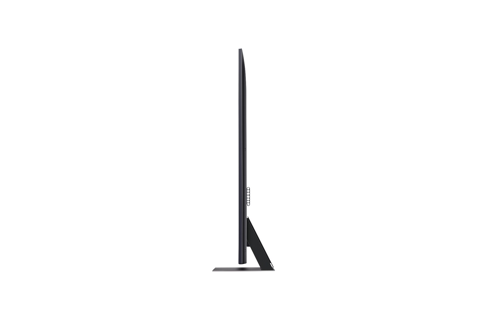 LG QNED86 4K 智能電視的背面圖