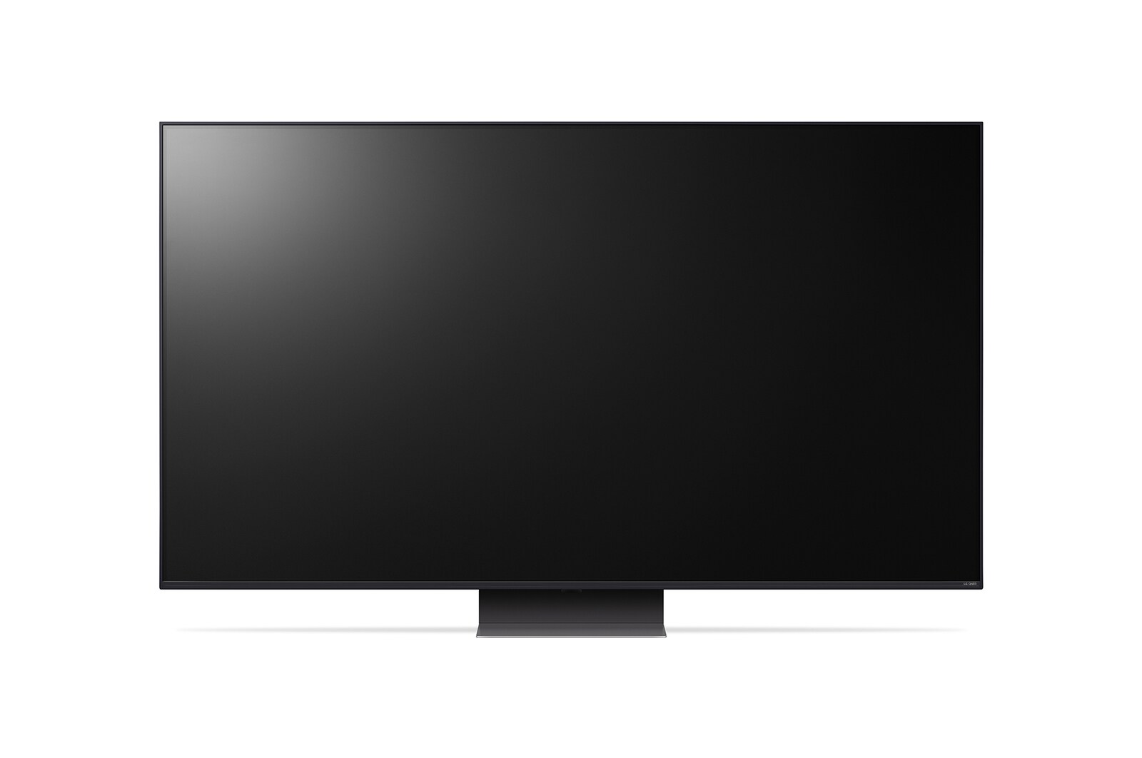 LG QNED86 4K 智能電視的側面圖