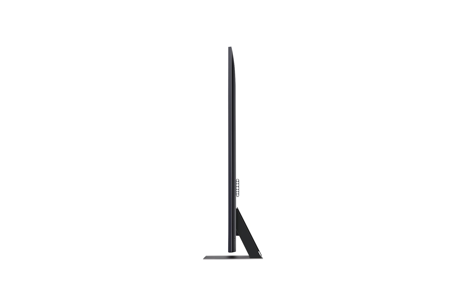 LG QNED86 4K 智能電視的背面圖