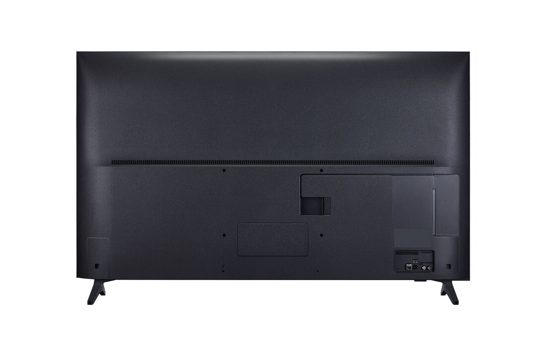 LG QNED70 電視的後視圖
