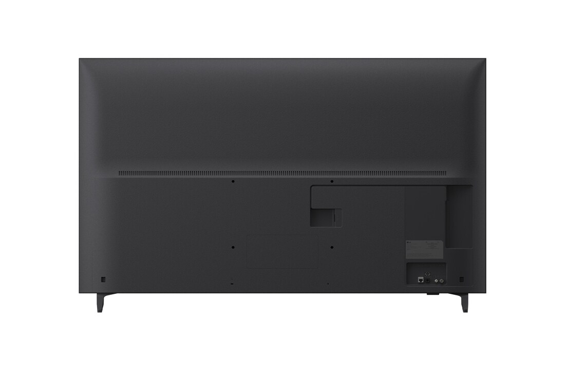 LG QNED70 電視的後視圖
