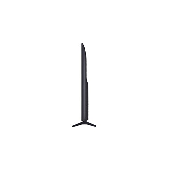 LG QNED70 電視的左側面視圖 