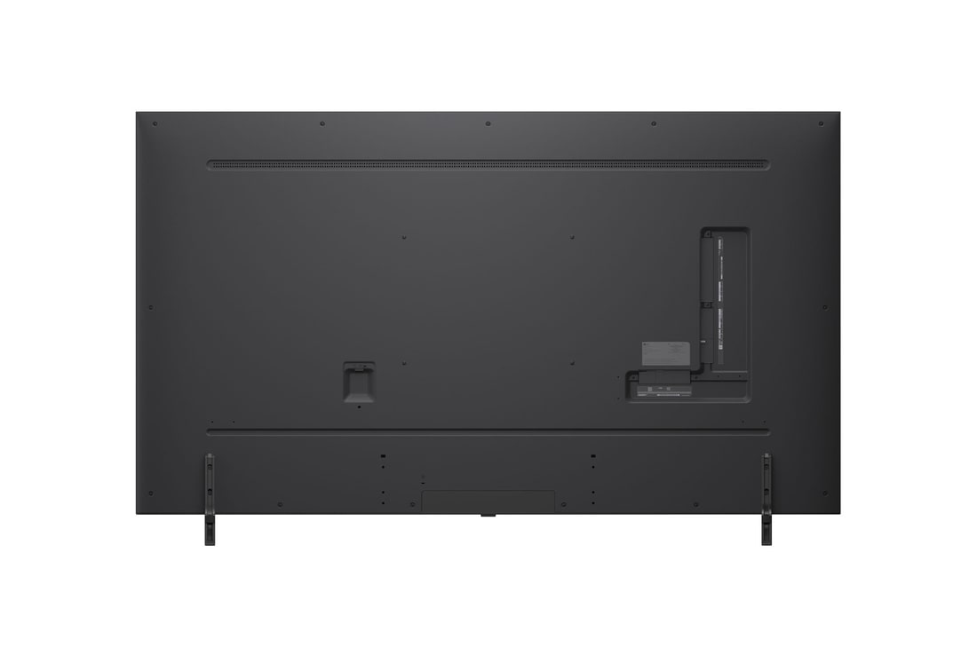 LG QNED evo QNED85 電視的背面圖